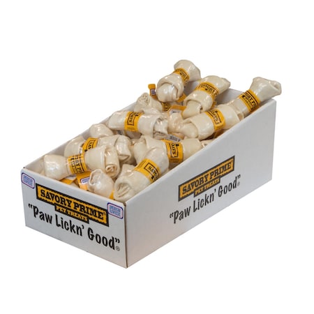 Savory Prime Savory Prime Small Adult Knotted Bone Natural 4-5 in. L 1 pk 907